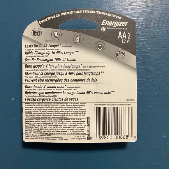 Rechargeable AA Batteries - Picture 2 of 2